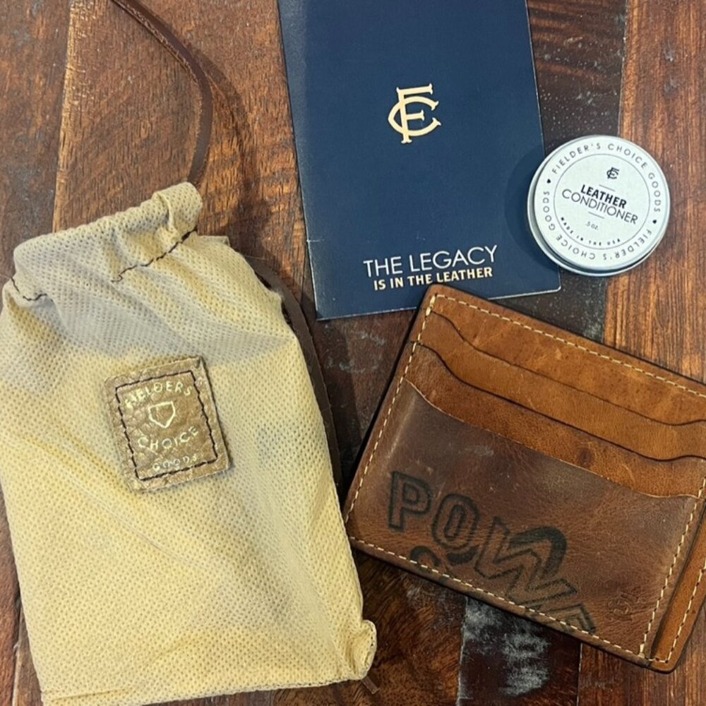 Fielders Choice Wallet: Card Case XL - Full Grain Leather